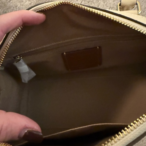 Coach oat signature Leather Rowan Satchel - Picture 6 of 6